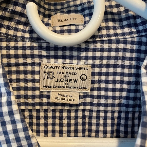 J Crew Gingham Button Up - Picture 5 of 5